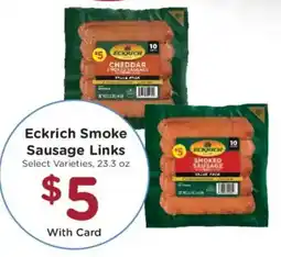 Ralphs Eckrich smoke sausage links offer