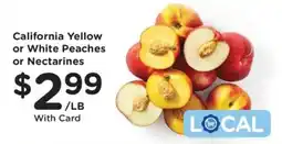 Ralphs California Yellow or White Peaches or Nectarines offer