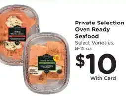 Ralphs Private Selection Oven Ready Seafood offer