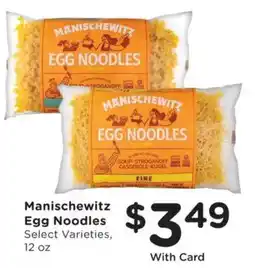 Ralphs Manischewitz egg noodles offer
