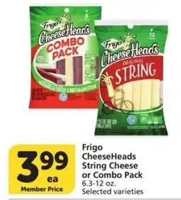 Albertsons Frigo CheeseHeads String Cheese or Combo Pack offer