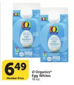 Albertsons O Organics Egg Whites offer