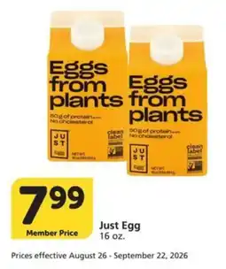 Albertsons Just Egg offer