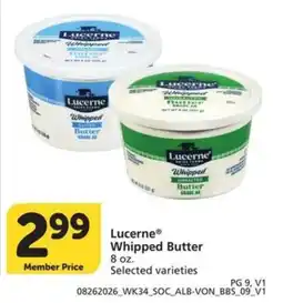 Albertsons Lucerne Whipped Butter offer