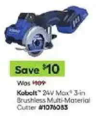 Lowe's Kobalt 24V Max 3-in Brushless Multi-Material Cutter offer