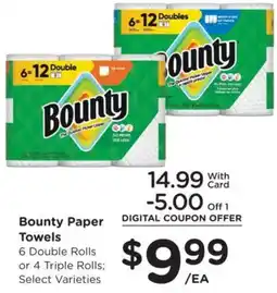 Ralphs Bounty Paper Towels offer