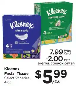 Ralphs Kleenex facial tissue offer