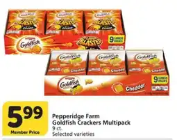 Albertsons Pepperidge Farm Goldfish Crackers Multipack offer