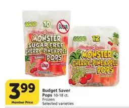 Albertsons Budget Saver Pops offer