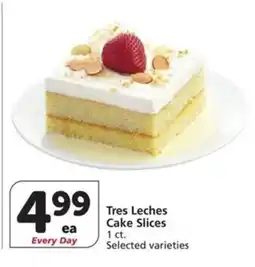 Albertsons Tres Leches Cake Slices offer