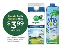 Ralphs Simple Truth Organic Milk offer