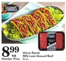Pavilions Harris Ranch Ground Beef offer