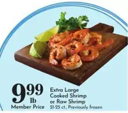 Pavilions Extra Large Cooked Shrimp or Raw Shrimp offer