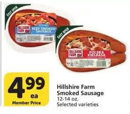 Albertsons Hillshire Farm Smoked Sausage offer