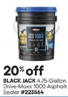 Lowe's Black Jack Drive-Maxx 1000 Asphalt Sealer offer