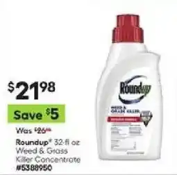 Lowe's Roundup weed & grass killer concentrate offer