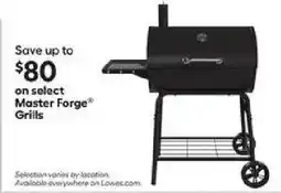 Lowe's Master Forge Grills offer