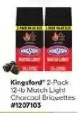 Lowe's Kingsford match light charcoal briquettes offer
