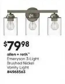 Lowe's allien + roth emeryson 3-light vanity light offer
