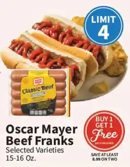 Food City Oscar Mayer Beef Franks offer