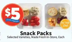 Food City Snack Packs offer