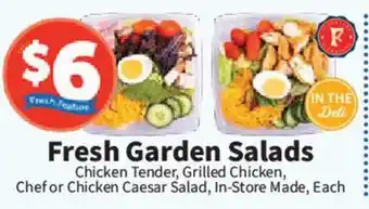 Food City Fresh Garden Salads offer
