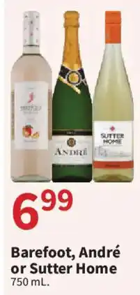 Food City Barefoot, André or Sutter Home offer