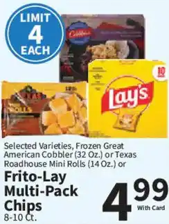 Food City Lay's Frito-Lay Multi-Pack Chips offer