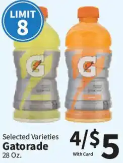 Food City Gatorade offer