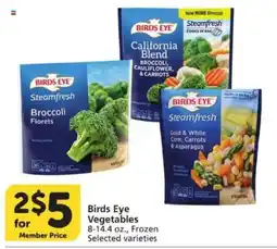 Vons Birds Eye Vegetables offer