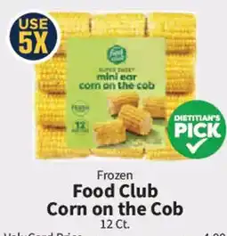 Food City Frozen Food Club Corn on the Cob offer
