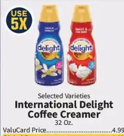 Food City International Delight Coffee Creamer offer