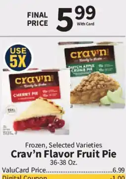 Food City Crav'n Flavor Fruit Pie offer