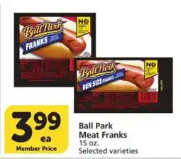 Vons Ball Park Meat Franks offer