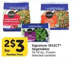Albertsons Signature Select Vegetables offer