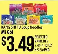 Hmart Kang Shi Fu Soup Noodles Mi Gói offer