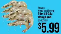 Hmart Frozen Head-on Shrimp offer