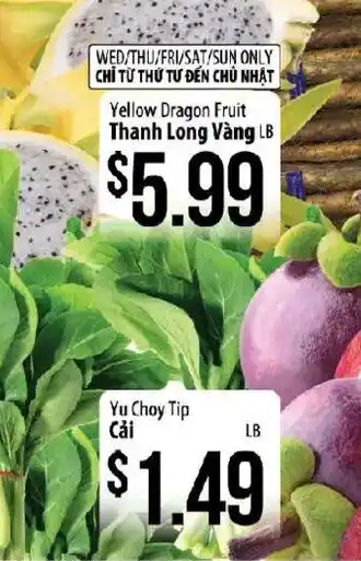 Hmart Yellow Dragon Fruit offer