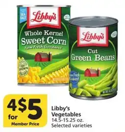 Albertsons Libby's Vegetables offer