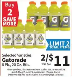 Food City Gatorade offer