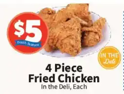 Food City 4 Piece Fried Chicken offer