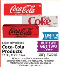Food City Coca-Cola Products offer