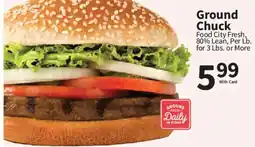 Food City Food City Fresh Ground Chuck offer