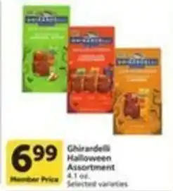 Pavilions Ghirardelli Halloween Assortment offer