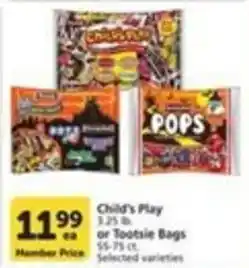 Pavilions Child's Play or Tootsie Bags offer