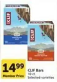 Pavilions Clif Bars offer