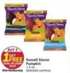 Pavilions Russell Stover Pumpkin offer