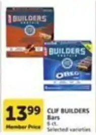 Pavilions Clif Builders Bars offer