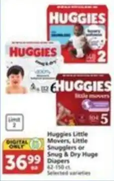 Pavilions Huggies Little Movers offer
