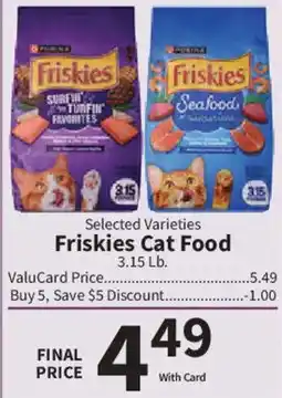 Food City Friskies Cat Food offer